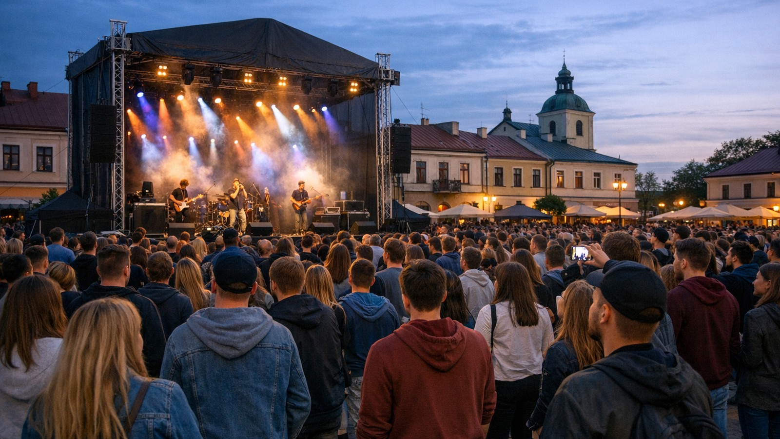 Niedźwienalia 2026 Chełm - scena plenerowa i publiczność na miejskim placu