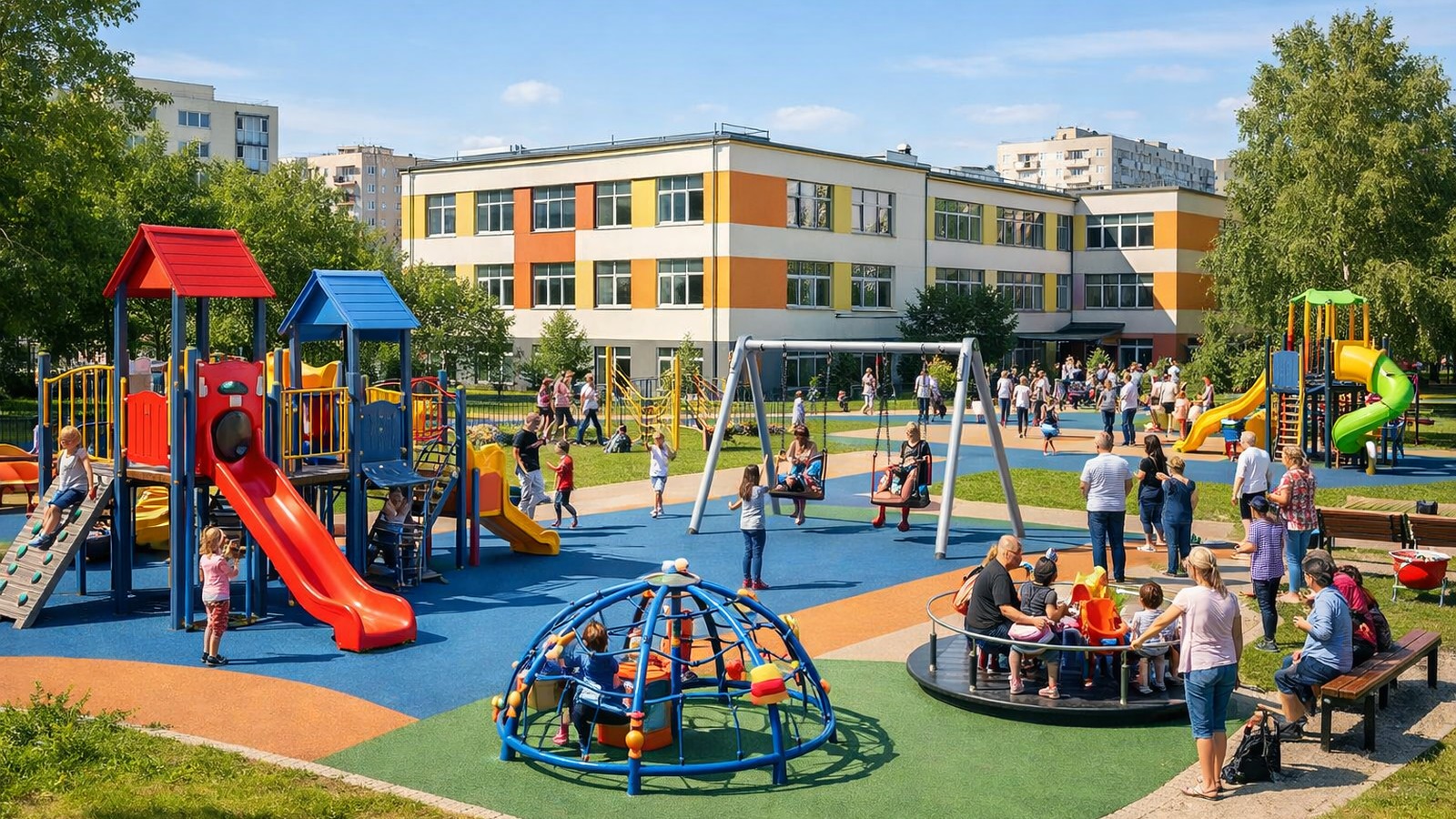 Plac zabaw Chełm przy SP7 - nowa przestrzeń dla dzieci
