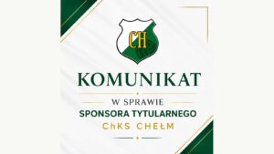 ChKS Chełm sponsor tytularny. InPost kończy tę rolę, klub szuka nowego partnera