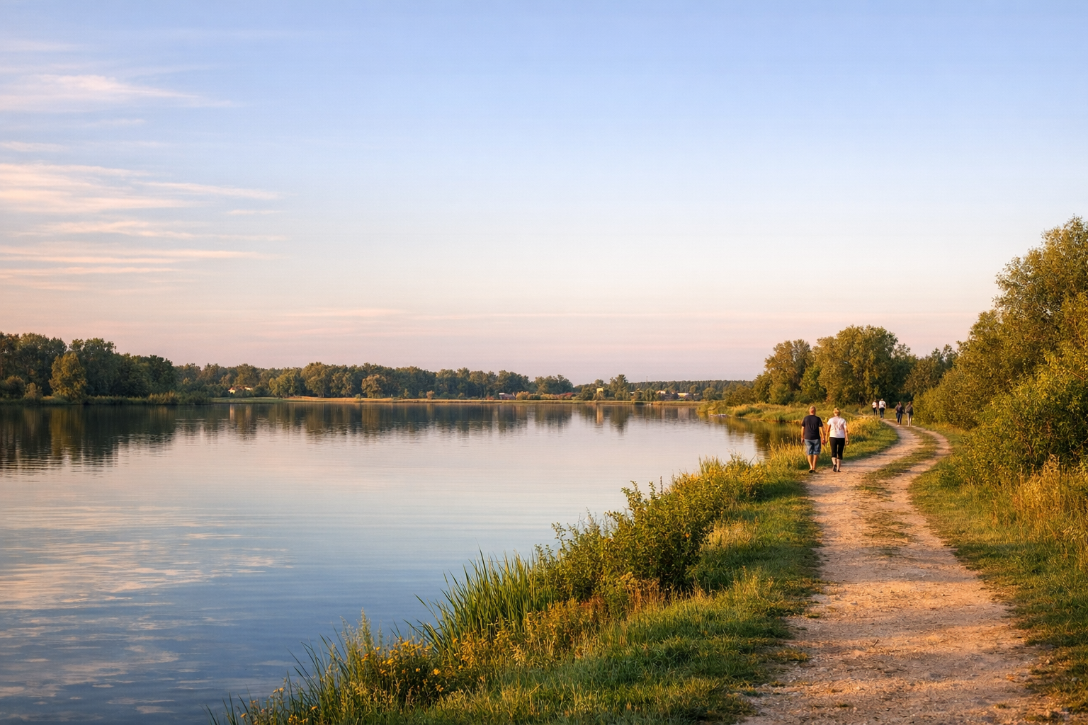 Zalew Żółtańce Chełm - dojazd, spacer i odpoczynek nad wodą