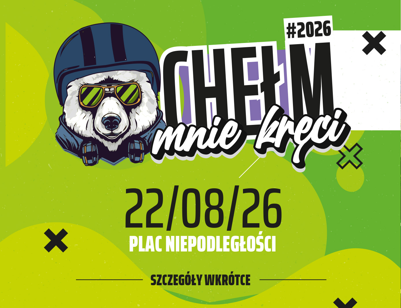 Chełm mnie kręci 2026 - oficjalna grafika wydarzenia